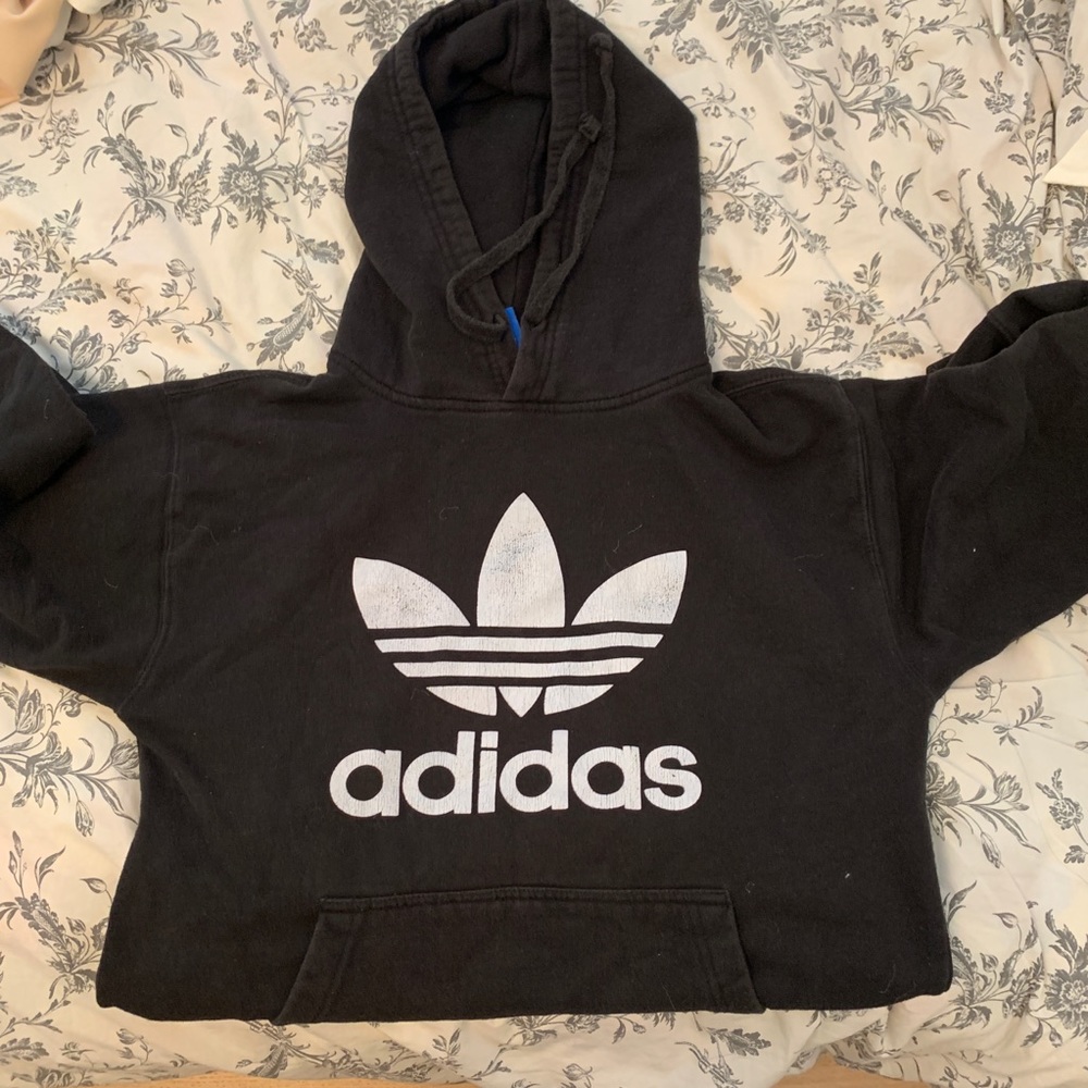 ADIDAS TREFOIL BLACK SWEATSHIRT